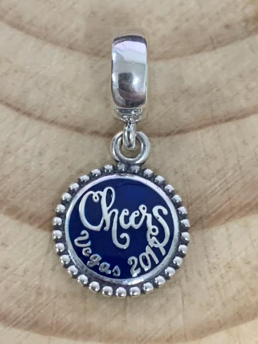 Pandora Las Vegas Exclusive Cheers 2017 New Years Charm, S925 Silver Jewelry